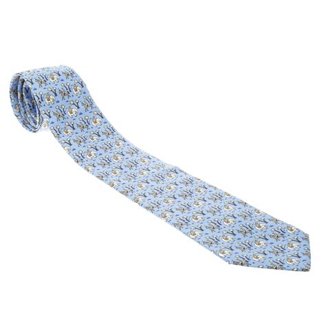 hermes blue elephant tie|authentic hermes tiesto.